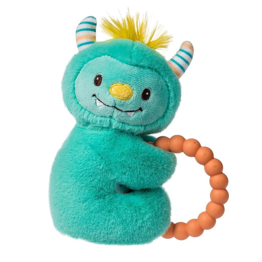 Mary Meyer Mookie Monster Plush Toy Rattle, 6"