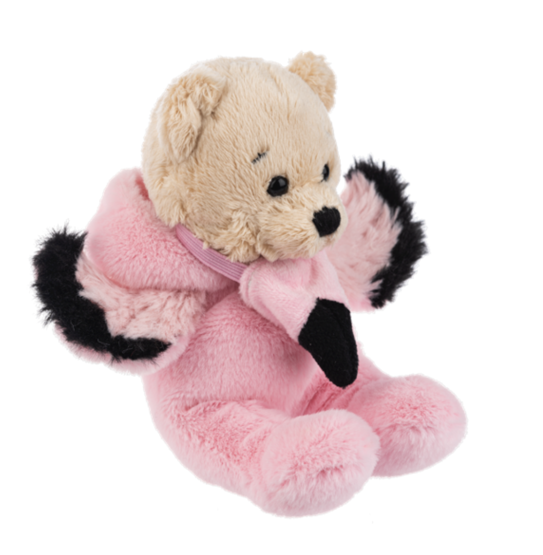 Ganz Wee Bears Flamingo Costume Plush Stuffed Animal Toy, 6"