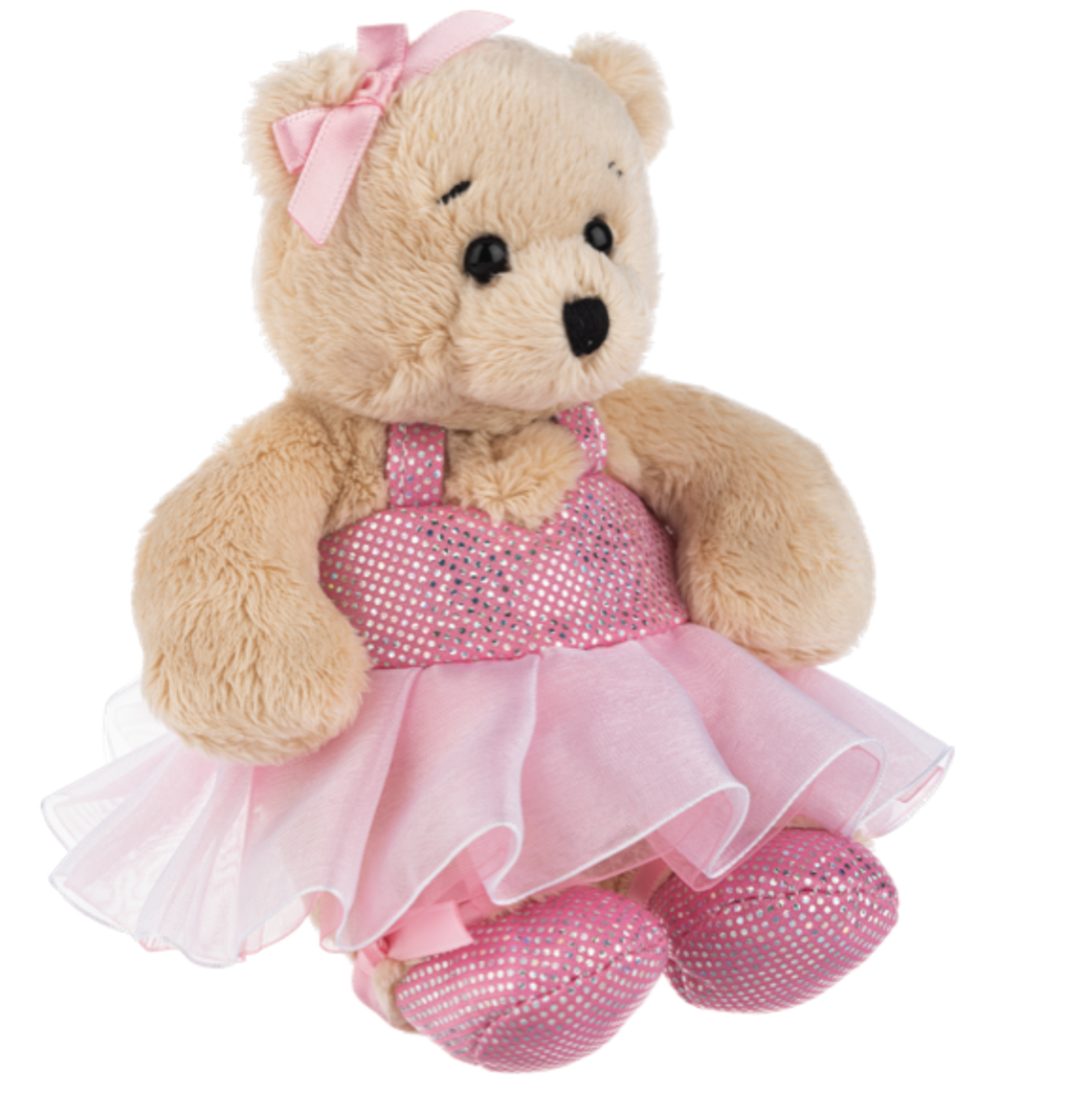 Ganz Wee Bears Ballerina Bear Costume Plush Stuffed Animal Toy, 6"