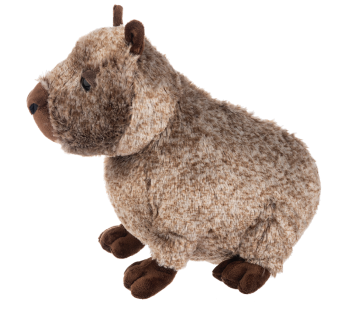 Hands on Ganz Tan Chico Capybara Plush Stuffed Animal Toy, 10"