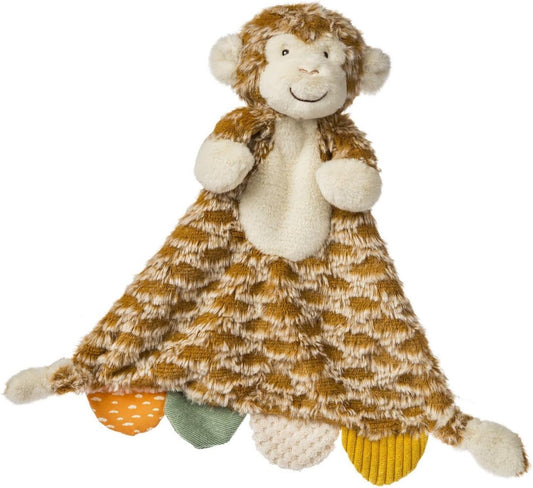 Mary Meyer Stuffed Animal Lovey Security Blanket, 13 x 9", Afrique Monkey