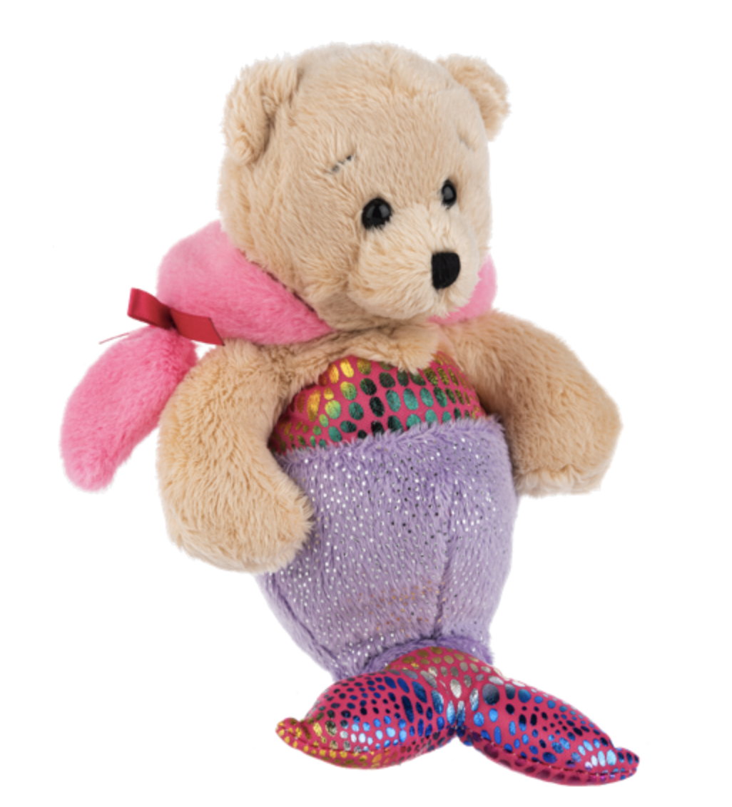 Ganz Wee Bears Mermaid Costume Plush Stuffed Animal Toy, 6"