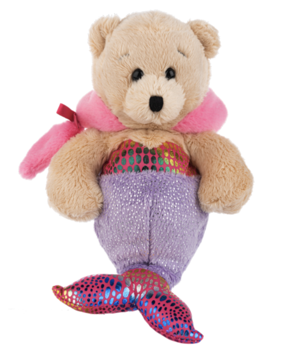 Ganz Wee Bears Mermaid Costume Plush Stuffed Animal Toy, 6"