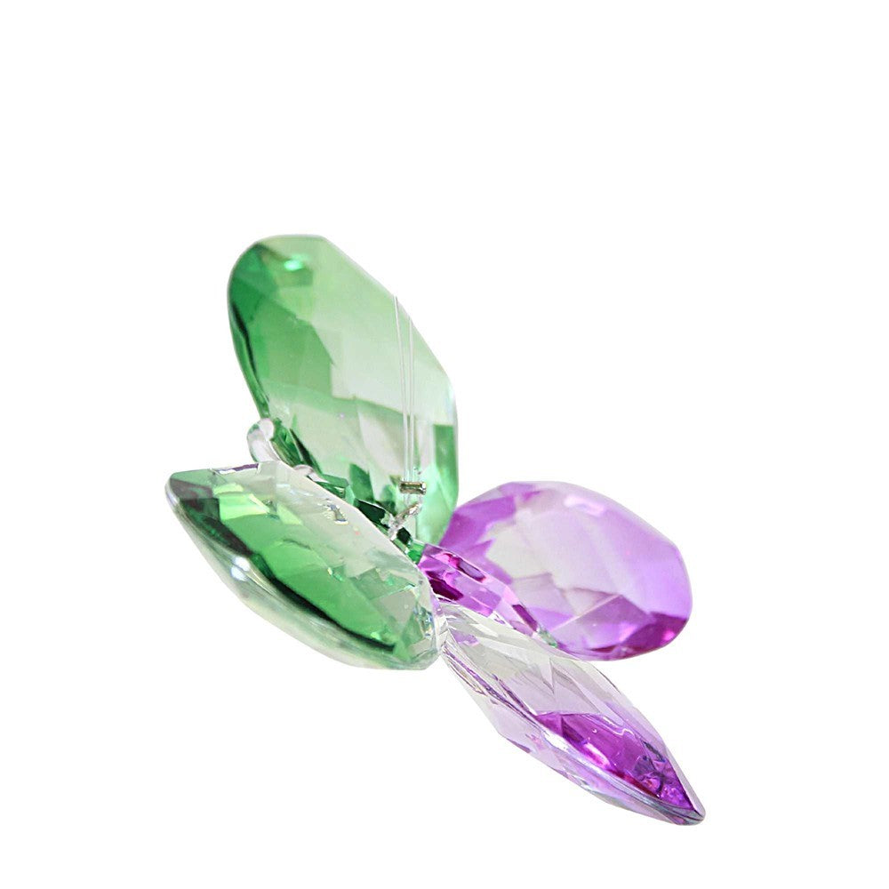 Ganz Crystal Expressions Colorful Butterfly Acrylic Faceted Suncatcher Green