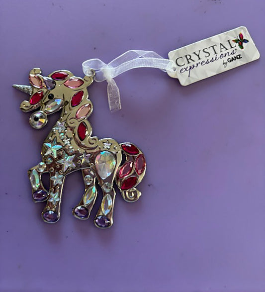 Ganz ACRY-641 Unicorn Hanging Ornament, 3-inch, Acrylic