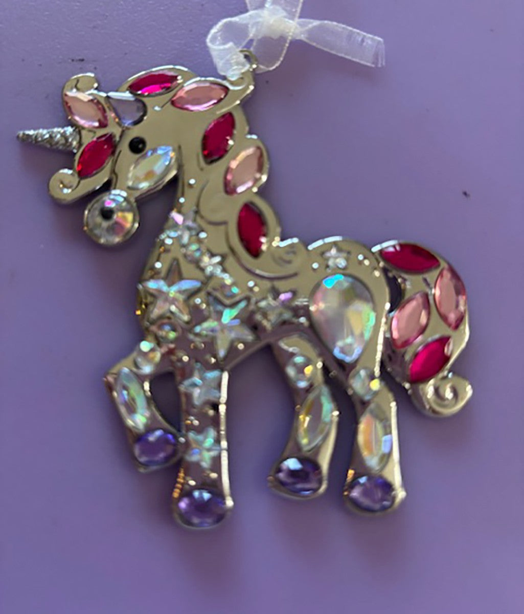 Ganz ACRY-641 Unicorn Hanging Ornament, 3-inch, Acrylic