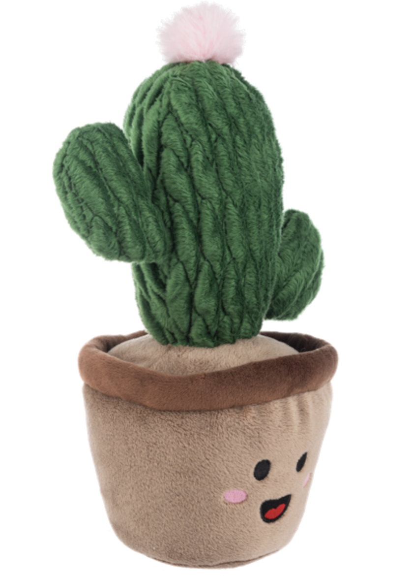 Ganz Whimsical Cactus Pink Pom Pom & Arms Plush Stuffed Animal Toy,  9"