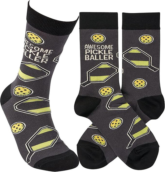 Primitives by Kathy Awesome Pickleballer Socks, One Size, Unisex